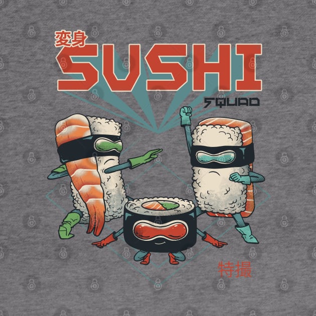 Sushi Squad by Vincent Trinidad Art